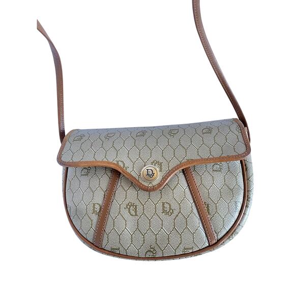 Vintage Christian Dior Monogram Crossbody Bag - Picture 3 of 16